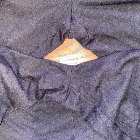 2 Apt. 9 XL Tummy-Control Ponte Leggings Black knit mid rise Rayon Nylon Spandex - Picture 8 of 9